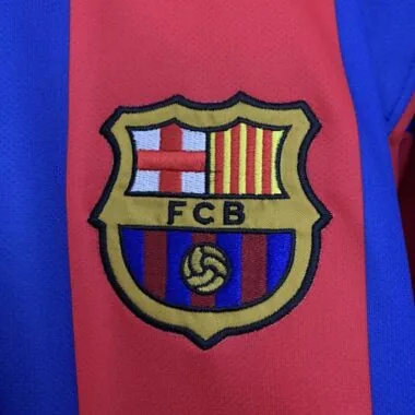 04-05 Barcelona Home Retro Kit Vintage Shirt
