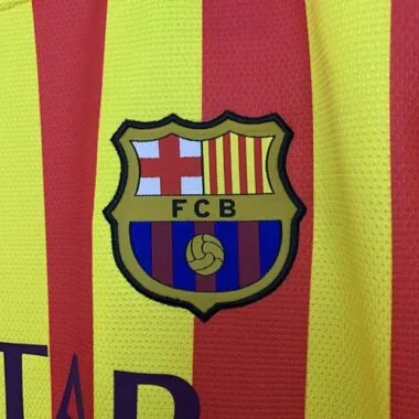13-14 Barcelona Away Retro Kit Vintage Shirt