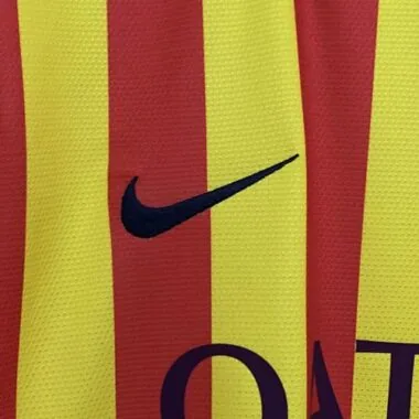 13-14 Barcelona Away Retro Kit Vintage Shirt