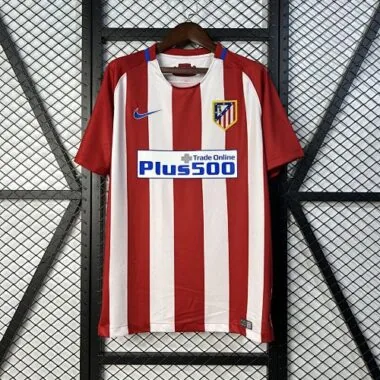 16-17 Atletico Madrid Home Retro Kit Vintage Shirt Soccer AAAAJersey Yupoo