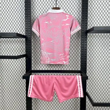 23-24 Real Madrid Pink Dragon Special Edition Kid Kits Youth Apparels