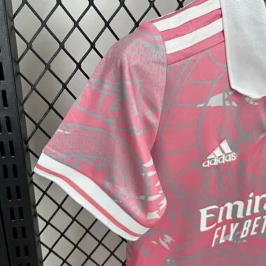 23-24 Real Madrid Pink Dragon Special Edition Kid Kits Youth Apparels