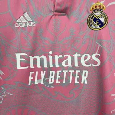 23-24 Real Madrid Pink Dragon Special Edition Kid Kits Youth Apparels
