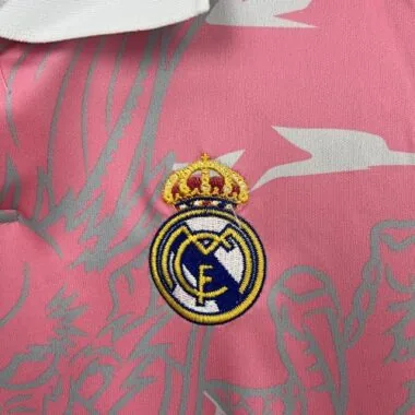 23-24 Real Madrid Pink Dragon Special Edition Kid Kits Youth Apparels