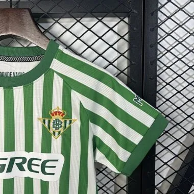 24-25 Real Betis Conference League Final Kid Kits Youth Apparels