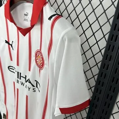 25-26 Girona Home T-Shirt Football Apparels Soccer