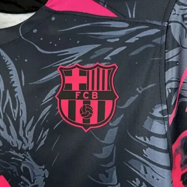 25-26 Barcelona Red Dragon Special Edition T-Shirt Football Apparels Soccer
