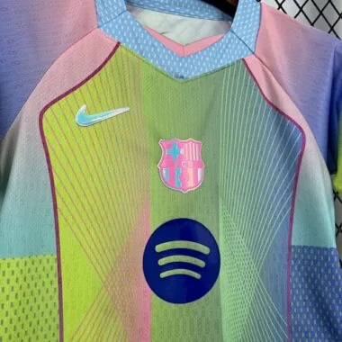25-26 Barcelona Color Special Edition Kid Kits Youth Apparels Soccer