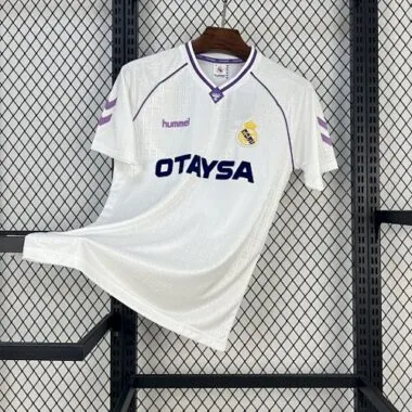 90-92 Real Madrid Home Kit Retro Soccer AAAAJersey Yupoo