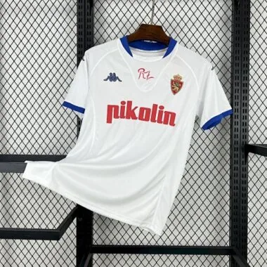 01-02 Zaragoza Home Kit Retro Soccer AAAAJersey Yupoo