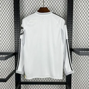 25-26 Real Madrid Home White Long sleeves Kit Soccer