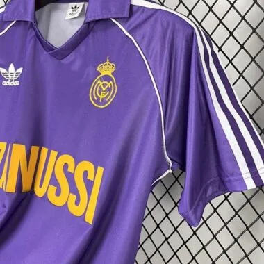 84-85 Real Madrid Third Kit Retro Soccer