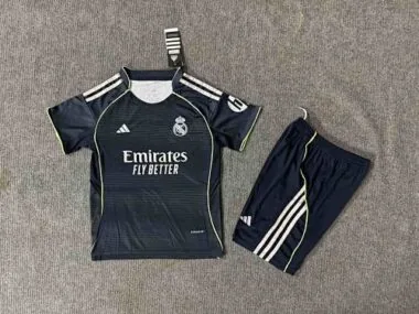 25-26 Real Madrid Away Kids Kit Soccer AAAAJersey Yupoo