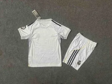 25-26 Real Madrid Home Kids Kit Soccer