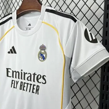 25-26 Real Madrid Home Kids Kit Soccer