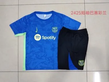 24-25 Barcelona Blue Training Kit Soccer