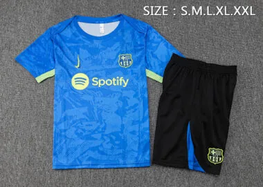 24-25 Barcelona Blue Training Kit Soccer
