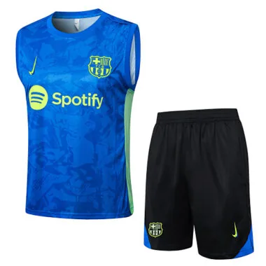 24-25 Barcelona Blue Vest Kit Soccer