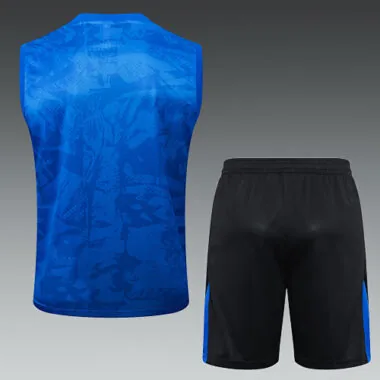 24-25 Barcelona Blue Vest Kit Soccer