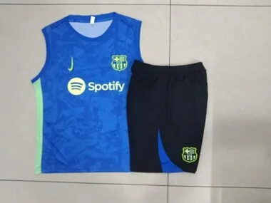 24-25 Barcelona Blue Vest Kit Soccer