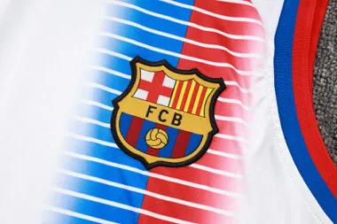 24-25 Barcelona White Vest Kit Soccer