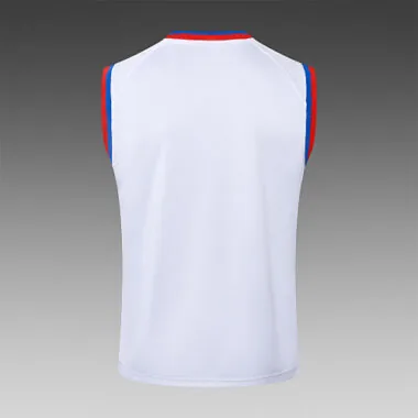 24-25 Barcelona White Vest Kit Soccer