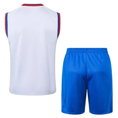 24-25 Barcelona White Vest Kit Soccer