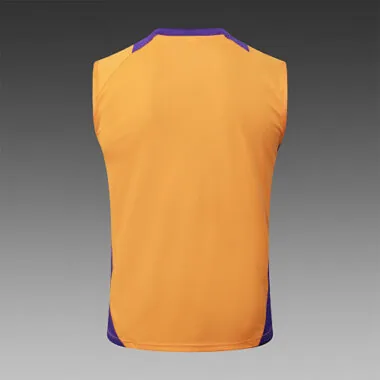 24-25 Real Madrid Yellow Vest Kit Soccer