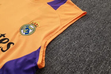 24-25 Real Madrid Yellow Vest Kit Soccer