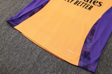 24-25 Real Madrid Yellow Vest Kit Soccer