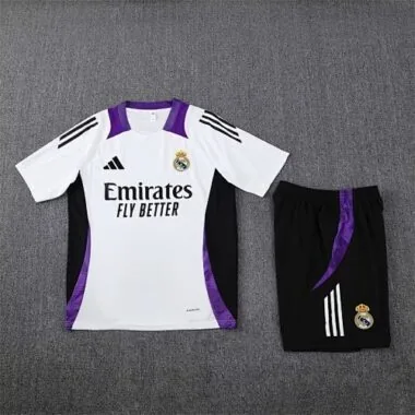 24-25 Real Madrid Training Kid Kits Soccer AAAAJersey Yupoo