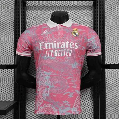24-25 Real Madrid Pink Kit Special Edition Player Version Football AAAAJersey