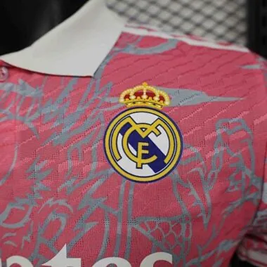 24-25 Real Madrid Pink Kit Special Edition Player Version Football AAAAJersey