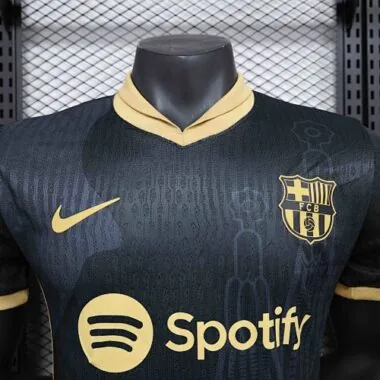 24-25 Barcelona Black Gold Special Edition Player Version Soccer AAAAJersey