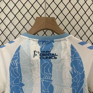 24-25 Malaga Home Kid Kits Youth Apparels Football