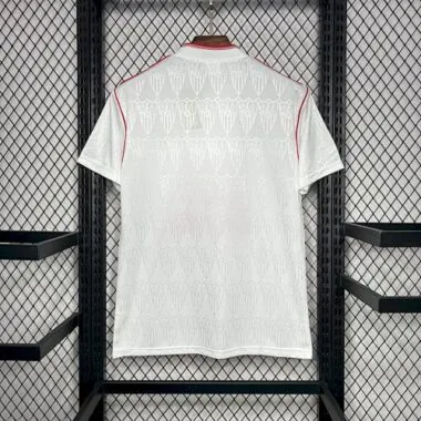 91-92 Sevilla Home Retro Kit Vintage Shirt Soccer