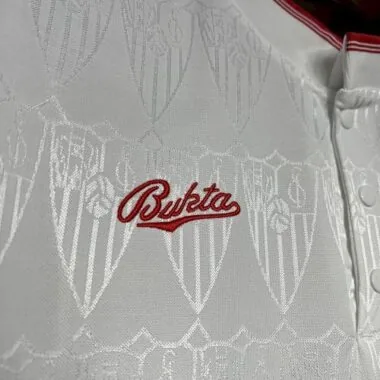 91-92 Sevilla Home Retro Kit Vintage Shirt Soccer