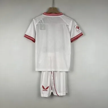 23-24 kids Sevilla home size 16-28 football t-shirt
