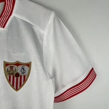 23-24 kids Sevilla home size 16-28 football t-shirt