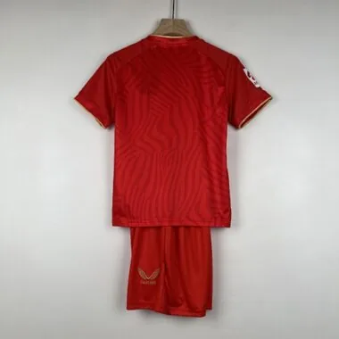 23-24 kids Sevilla away size 16-28 football t-shirt