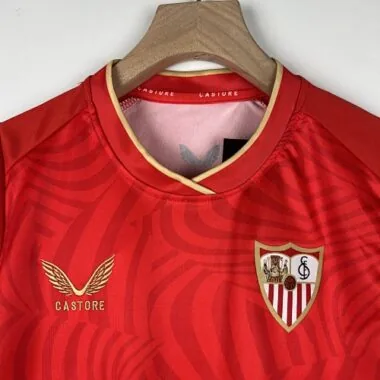 23-24 kids Sevilla away size 16-28 football t-shirt
