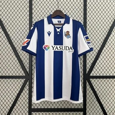 24-25 Real Sociedad Home Kit Football Apparels AAAAJersey Wholesale Yupoo