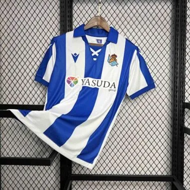 24-25 Real Sociedad Home Kit Soccer Uniform