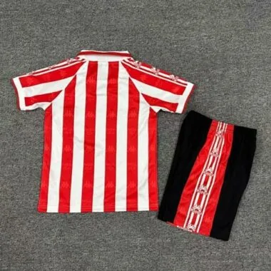 95-97 Bilbao Home Retro Kid Kits Children Sets Soccer Jerseys Yupoo