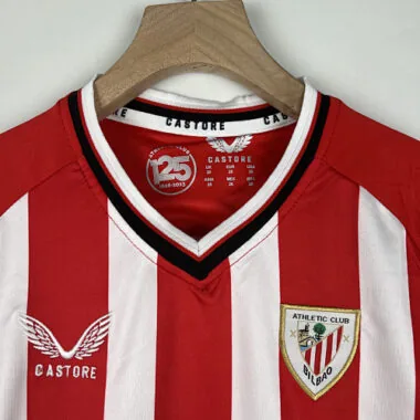 23-24 Kids Athletic Bilbao Home size 16-28 Soccer Jerseys