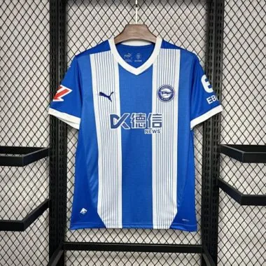 24-25 Alaves Home Kit Football Wears Sport AAAAJersey Yupoo