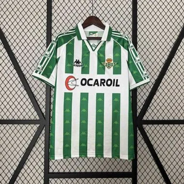95-96 Real Betis Home Retro Kit Vintage Shirt Sport AAAAJersey Yupoo
