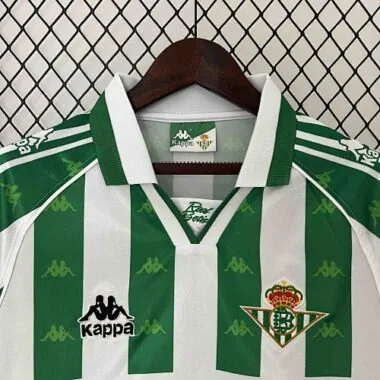 95-96 Real Betis Home Retro Kit Vintage Shirt Sport