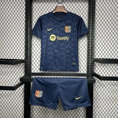 24-25 Barcelona 125th Anniversary Edition Kid Kits Youth Apparels Football AAAAJersey Yupoo