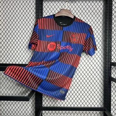 24-25 Barcelona Pre-Match Shirt Soccer Uniforms Soccer